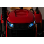 Elektrický traktor s vlečkou BBH-030 na diaľkové ovládanie 2,4G červená